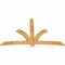 Ekena Millwork Davenport Rough Sawn Timber Gable Bracket, Western Red Cedar, 96"W x 60"H x 2"D x 6"F, 15/12 Pitch GBW096X60X0206DAV00RWR - alternate 3
